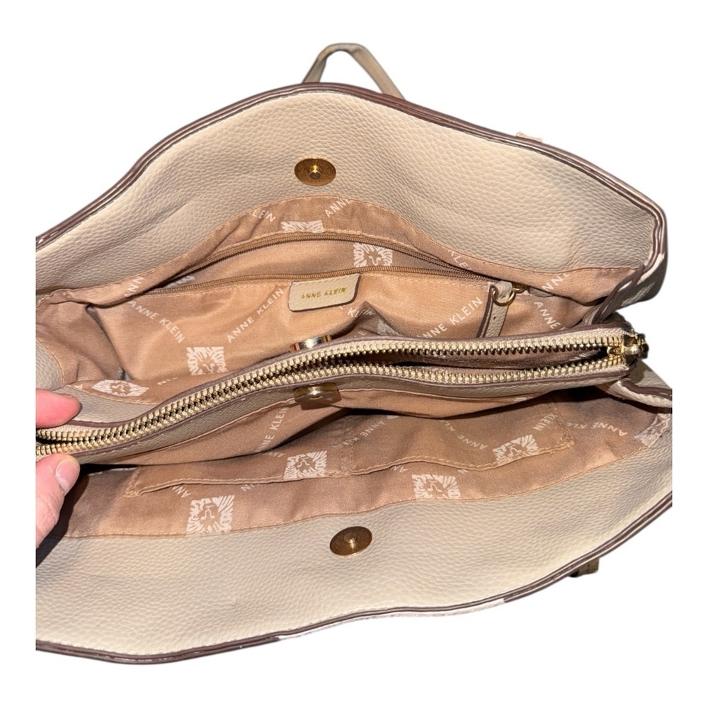 Anne Klein Taupe Shoulder Bag - Picture 3 of 5